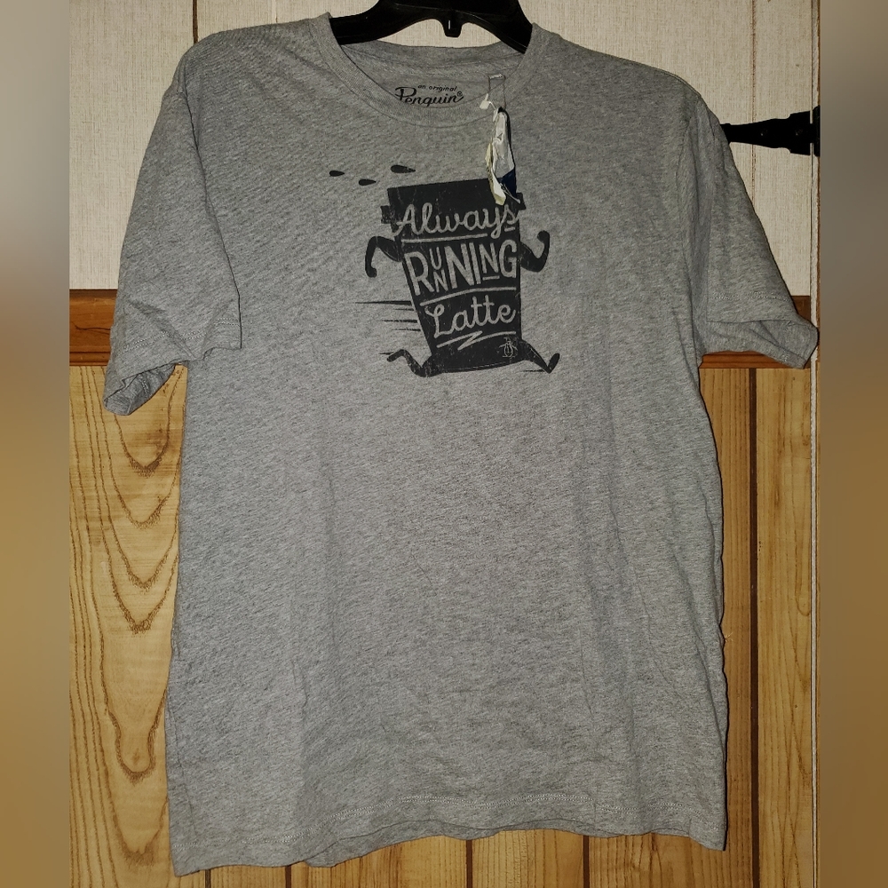 NWT men's gray Penguin t-shirt